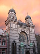 La synagogue hollandaise d'Anvers.