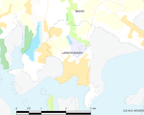 Poziția localității Larmor-Baden
