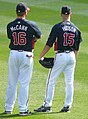 Brian McCann and Tim Hudson