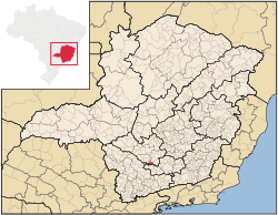 Localização de Perdões em Minas Gerais