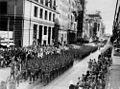 Image 15Returned World War II soldiers march in Queen Street, Brisbane, 1944 (from Queensland)