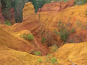 Roussillon: Ockerbrüche