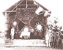 Sun Yat-sen and Chiang Kai-shek at the opening of the Whampoa Military Academy on 16 June 1924