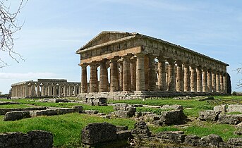 Photo des temples d'Héra.