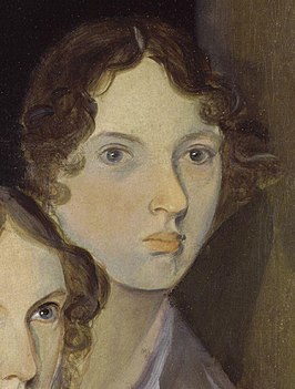 Portret Emily Brontë door haar broer Patrick Branwell Brontë. Olieverf op doek, ca. 1834.