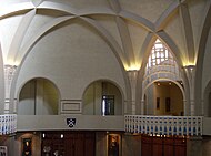 Newman College: interior of the dining room