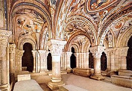 Crypte peinte de la basilique San Isidoro, León.