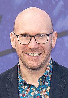 Alex Macqueen at the BFI London Film Festival premiere of That Christmas on 19 October 2024