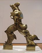 Umberto Boccioni, Jedinstvene forme kretanja u prostoru, 1913.