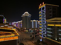 市街地の夜景