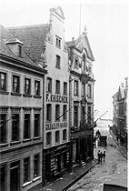 Häuser Flinger Straße 5, 3 und 1 um 1900