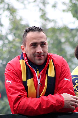 Ospina bij viering FA Cup 2015