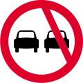 No overtaking