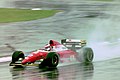 Jean Alesi. Qualifying während des Britischen Grand Prix 1993