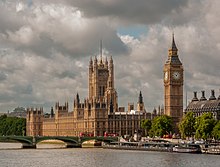 The Houses of Parliament in Westminster