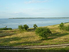 La péninsule de Paljassaare vue de la péninsule de Kopli.