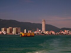 Across Penang Strait towards Seberang Perai, 2012