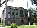 Historic Reid School building in Bend, Oregon; built in 1914, it is now home of the Des Chutes Historical Center