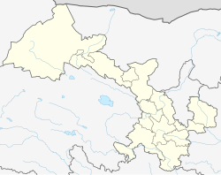 Kangxian is located in Gansu