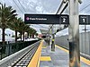 The platform at Downtown Inglewood station