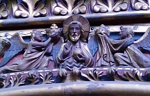 Wall sculpture in Sainte-Chapelle, Paris