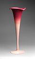 "Wild Rose" Lily vase, blown glass, ca. 1886