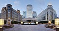 Canary Wharf, view east from Cabot Square