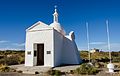 El 7 de enero de 1779 desembarcó la expedición de Don Juan de la Piedra en el Golfo de San José, posteriormente se construyo un fuerte y una capilla, cuya replica se puede ver en esta foto.