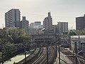 赤池駅周辺のマンション群