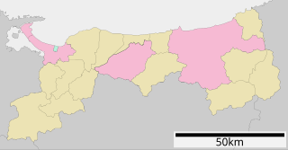 鳥取県行政区画図