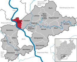 Niederkassel – Mappa