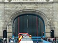 The Tower Bridge, London completely opened