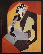 Femme au gant noir, 1920