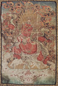 A red Mahakala