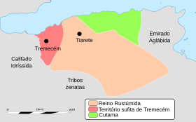 Localização de Reino Rustâmida