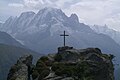 Vue de la croix de Loriaz sur les hauteurs de Vallorcine.