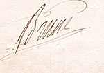 Signature de Guillaume Brune