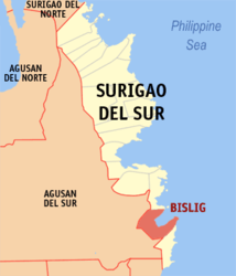 Bislig – Mappa