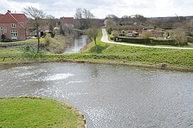 Kanalen over til Stampemølleåen