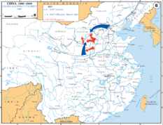 1947: los nacionalistas atacan a los comunistas en el norte.