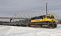 Image 14A train in Alaska transporting crude oil in March 2006 (from Rail transport)