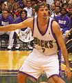 Toni Kukoc playing for the Bucks