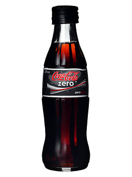 Een flesje Cola Zero