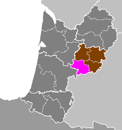 Location of Qarku Nérac