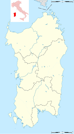 Thiesi trên bản đồ Sardinia