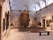 The fountain court in the main gallery