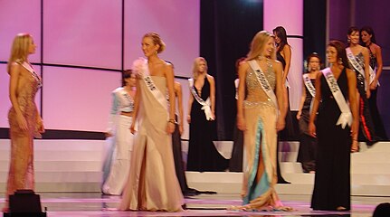 Miss USA contestants during rehearsals