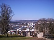 Vista afastada da zona de Calde e da Ponte Nova.