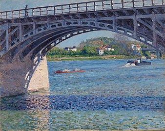 Le pont d'Argenteuil, Gustave Caillebotte (1885)