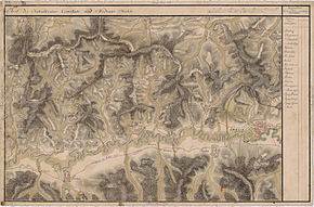 Băgaciu în Harta Iosefină a Transilvaniei, 1769-73